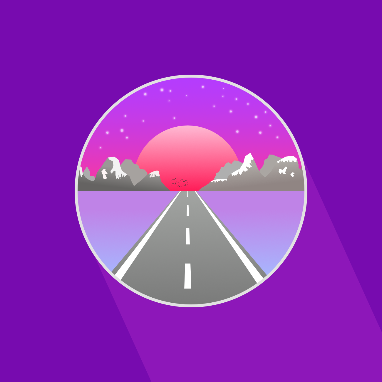 image of my sunset scenery