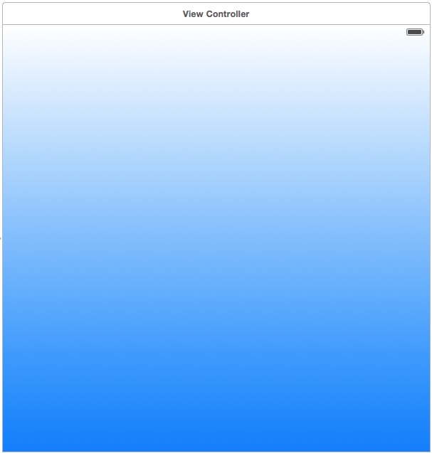 A screenshot of the GradientView in InterfaceBuilder